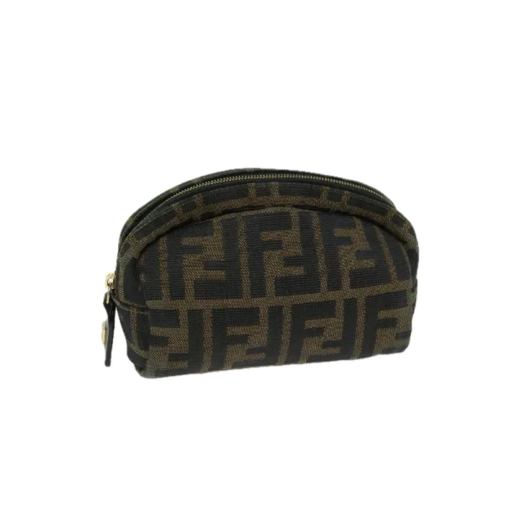 Fendi Vintage Pre-owned Canvas fendi-bags Brown Dames