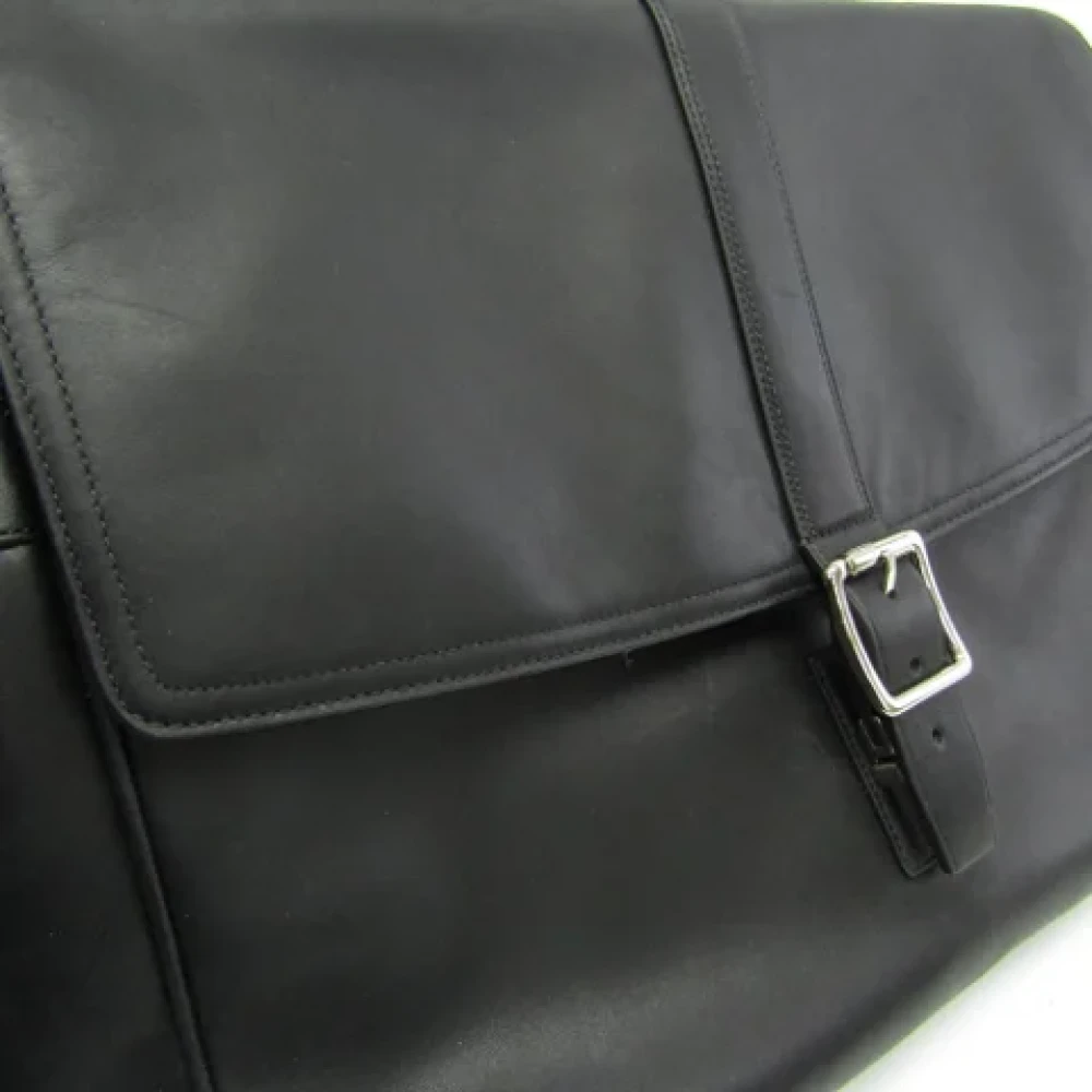 Coach Pre-owned Leather shoulder-bags Black Dames