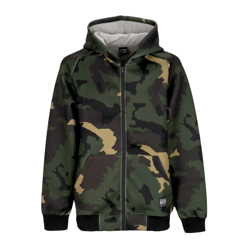 Propaganda Camo Hooded Neopreen Jas Multicolor Heren