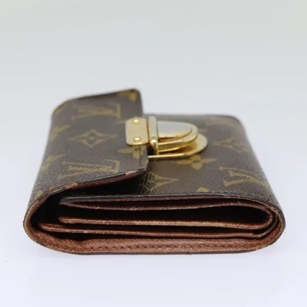 Louis Vuitton Vintage Pre-owned Canvas wallets Brown Dames