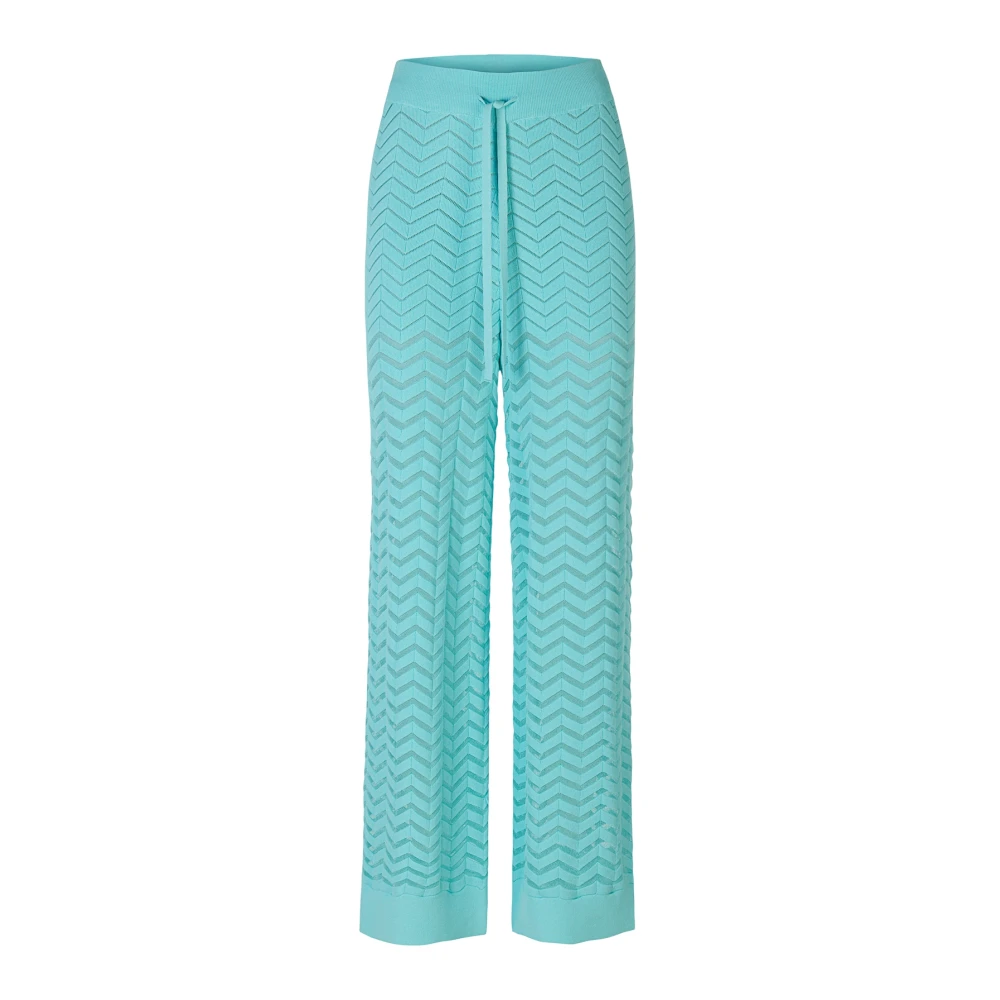 RIANI Straight Trousers Blue Dames