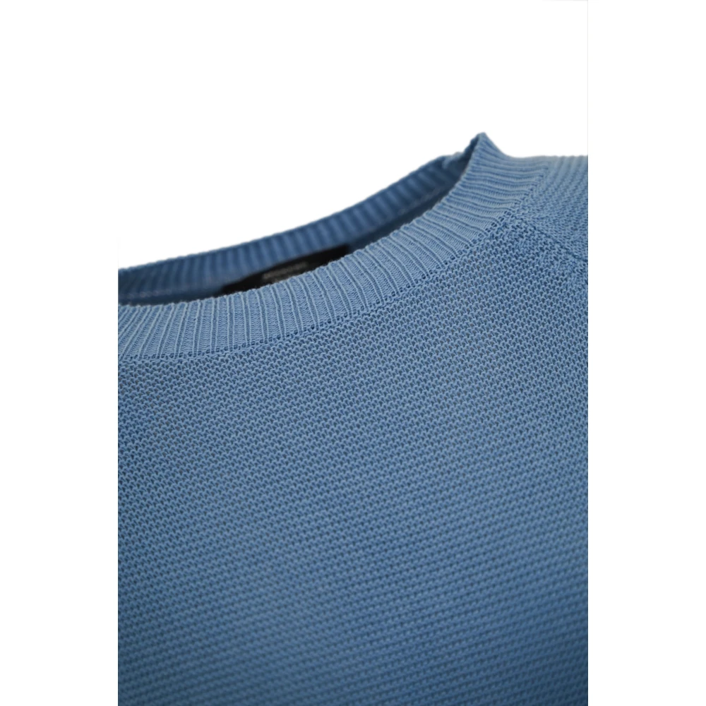 Max Mara Weekend Round-neck Knitwear Blue Dames