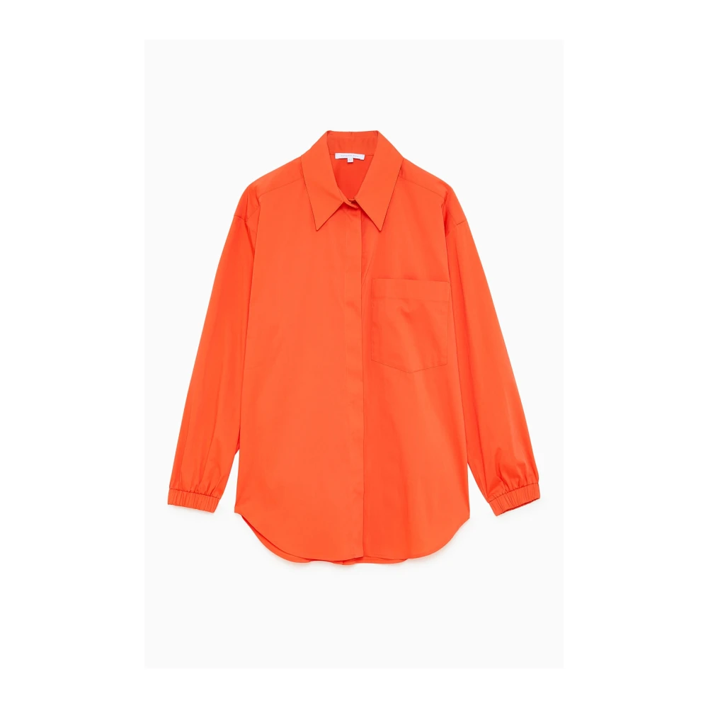 PATRIZIA PEPE Linea Over Shirt Orange Dames