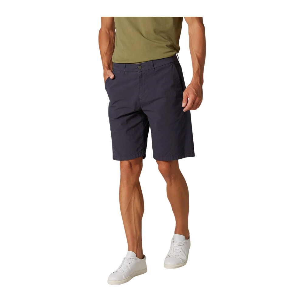 7 For All Mankind Shorts de sport décontractés pour hommes Blue Heren