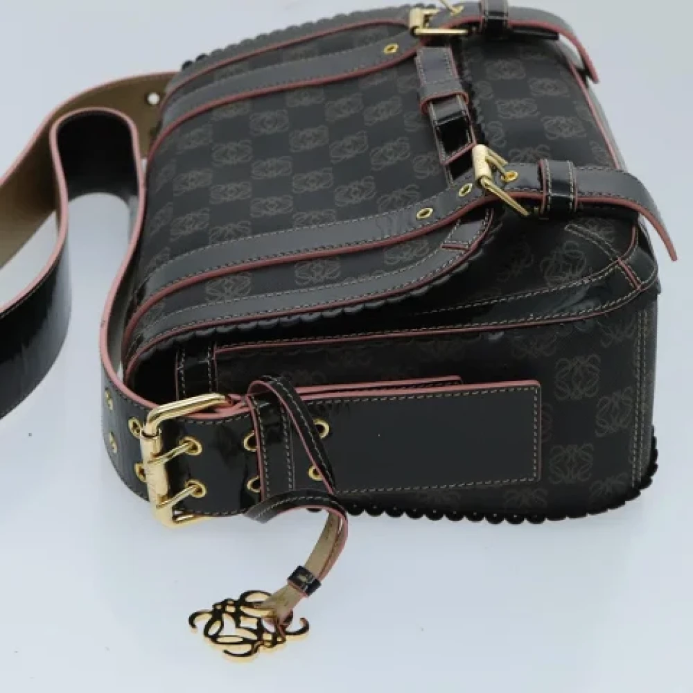 Loewe Pre-owned Leather shoulder-bags Black Dames