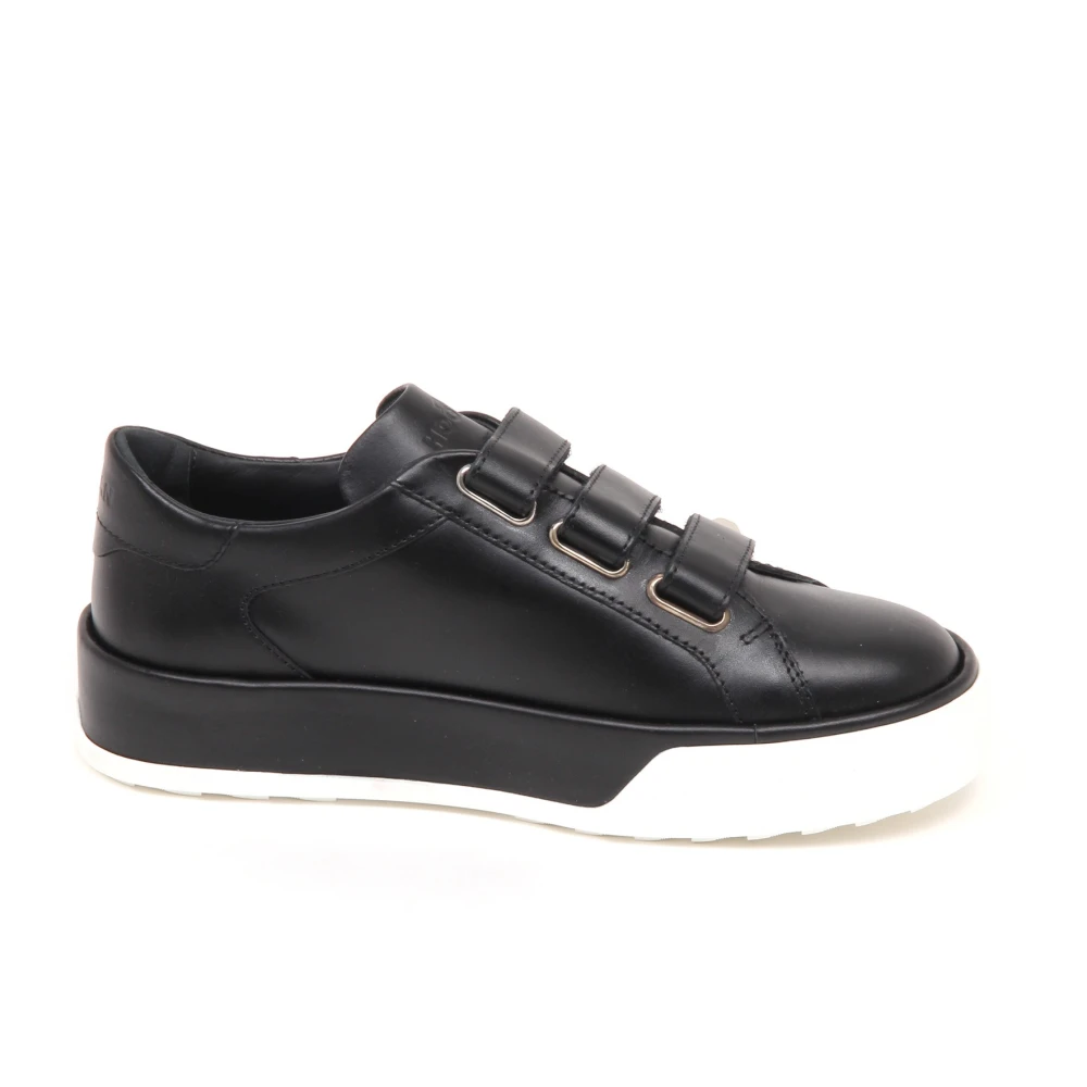 Hogan Schoenen met bandjes en studs van leer Dames Schoenen Zwart