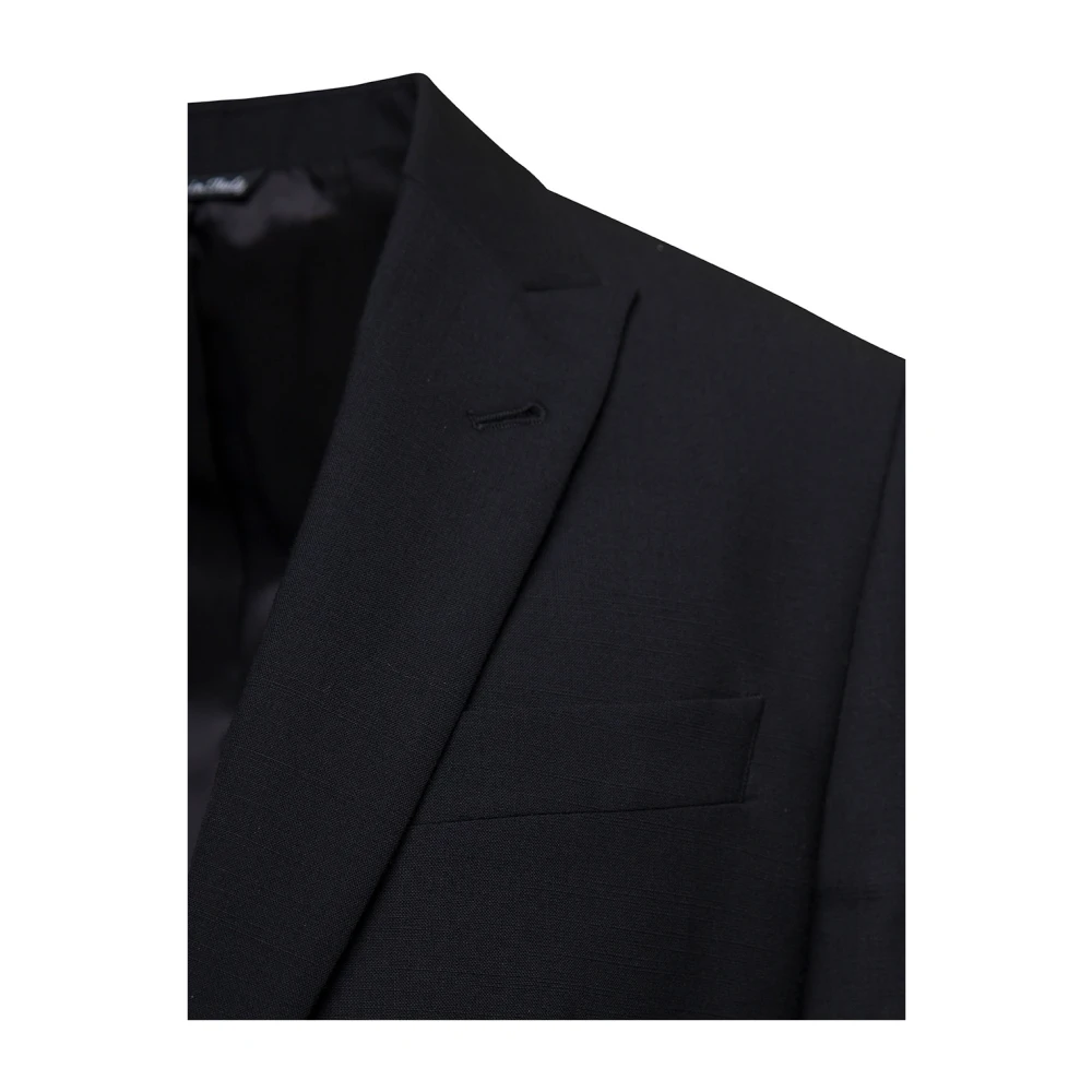 Reveres 1949 Single Breasted Suits Black Heren