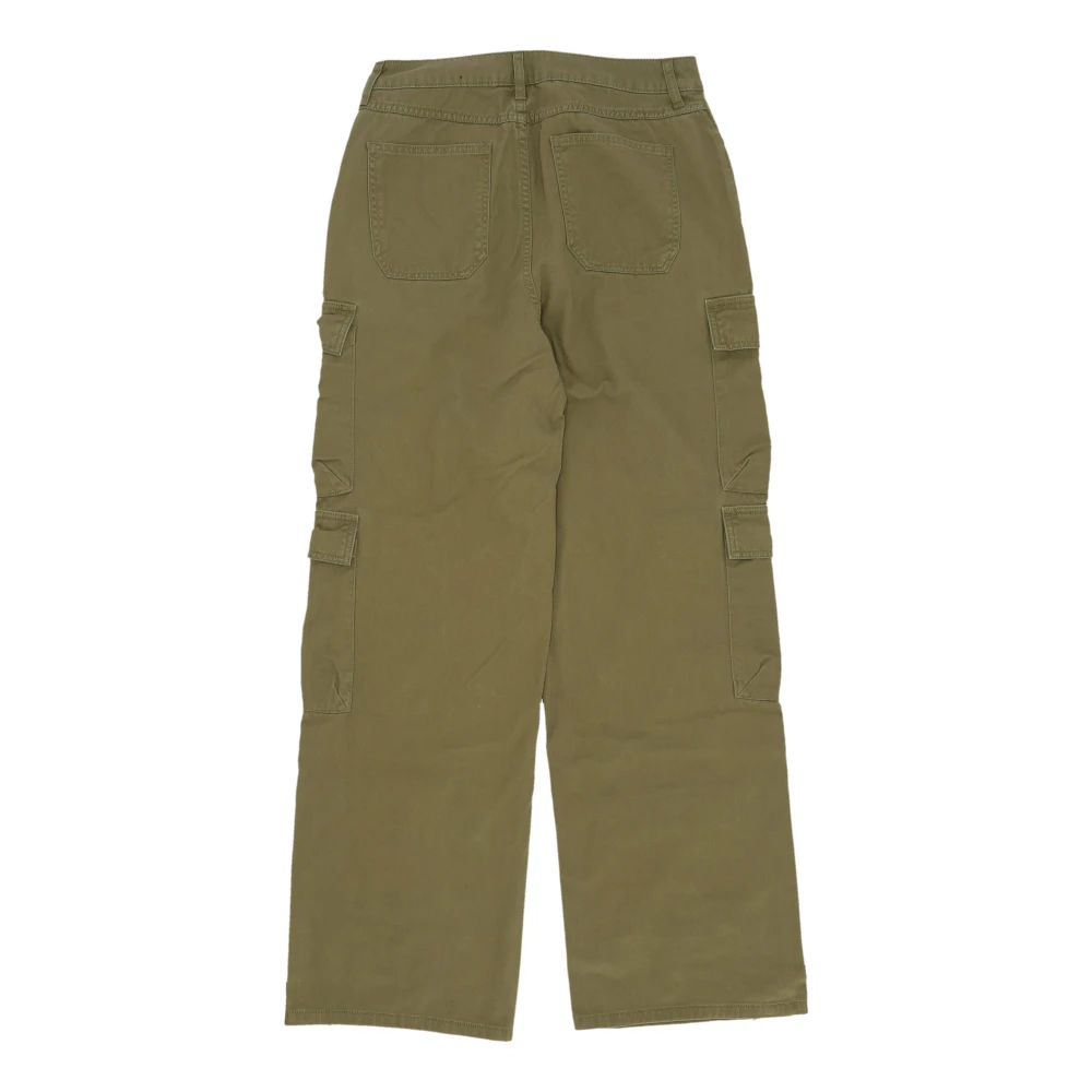 Karl Kani Cargo Broek met Handtekening Multipocket Ontwerp Green Dames