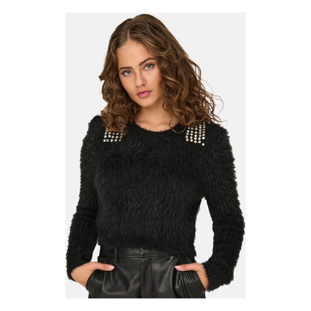Only Stijlvolle Breigoed Collectie Black Dames