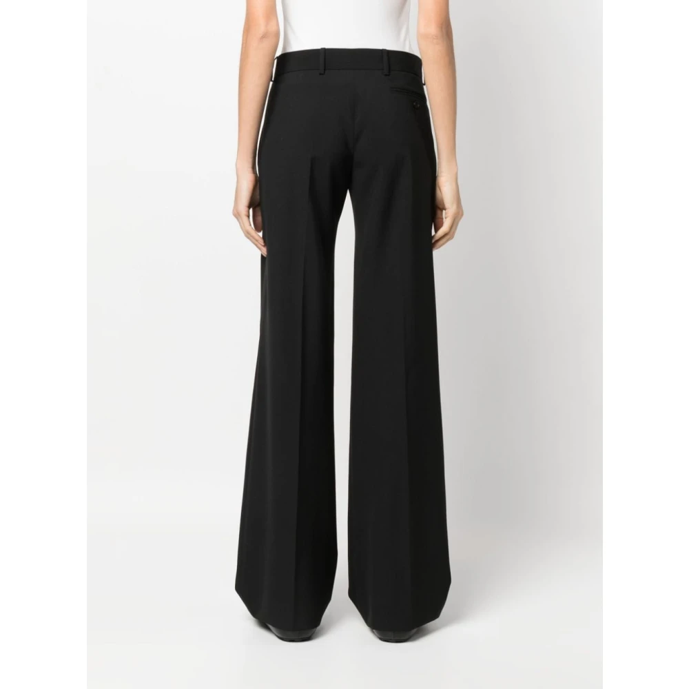 Quira Zwarte Broek met Lage Taille en Rechte Pijp Black Dames