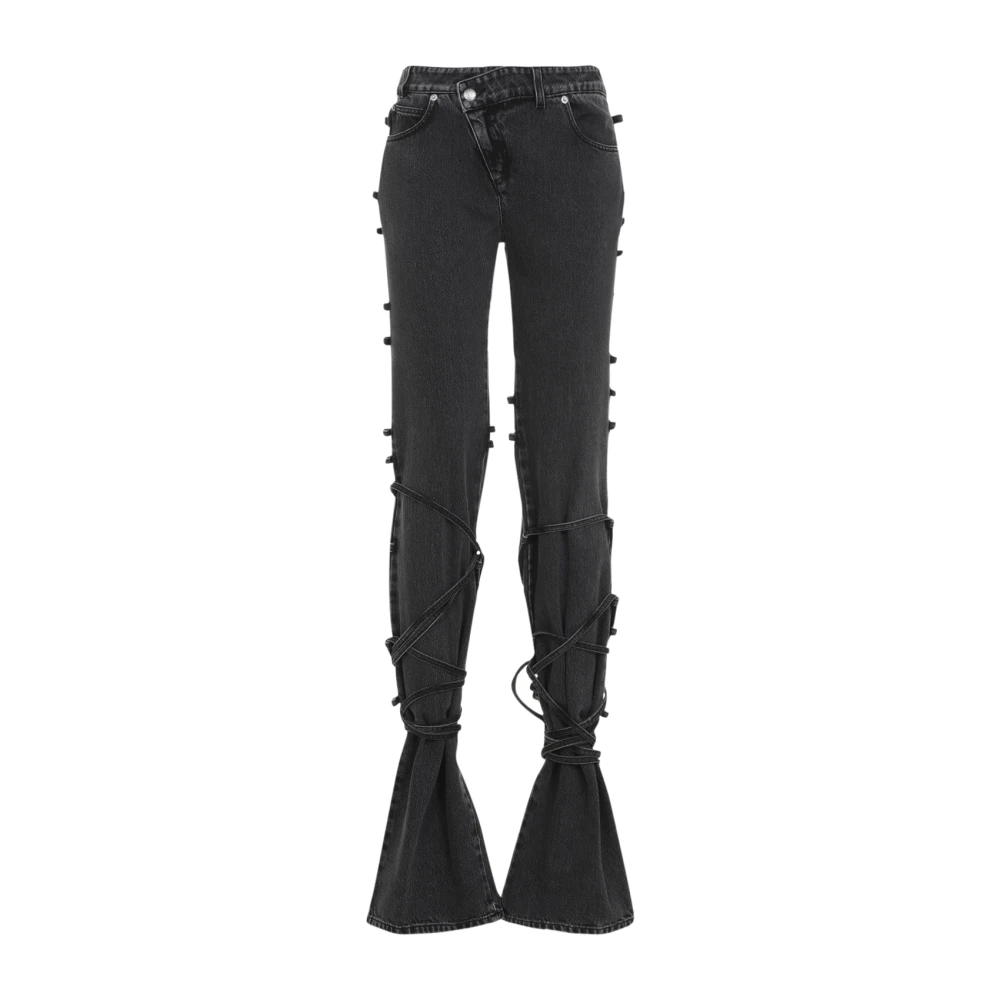 Alexander mcqueen Zwarte Jeans voor Vrouwen Aw24 Black Dames