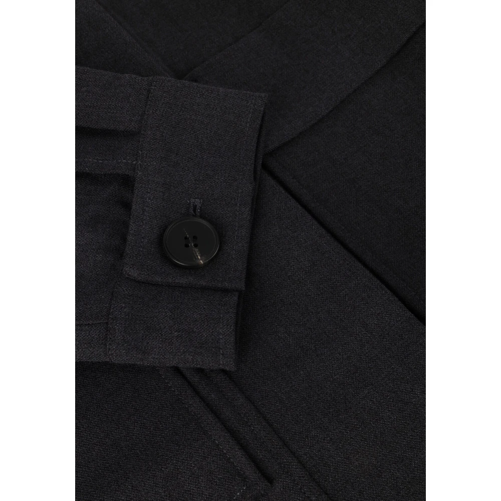 Suncoo Grijze Elegante Jas voor Vrouwen Black Dames