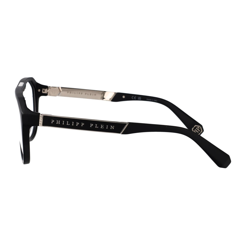 Philipp Plein Militaire Optische Stijl Zonnebril Black Heren