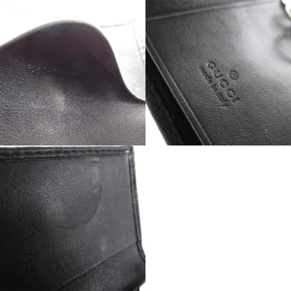 Gucci Vintage Pre-owned Canvas key-holders Black Dames