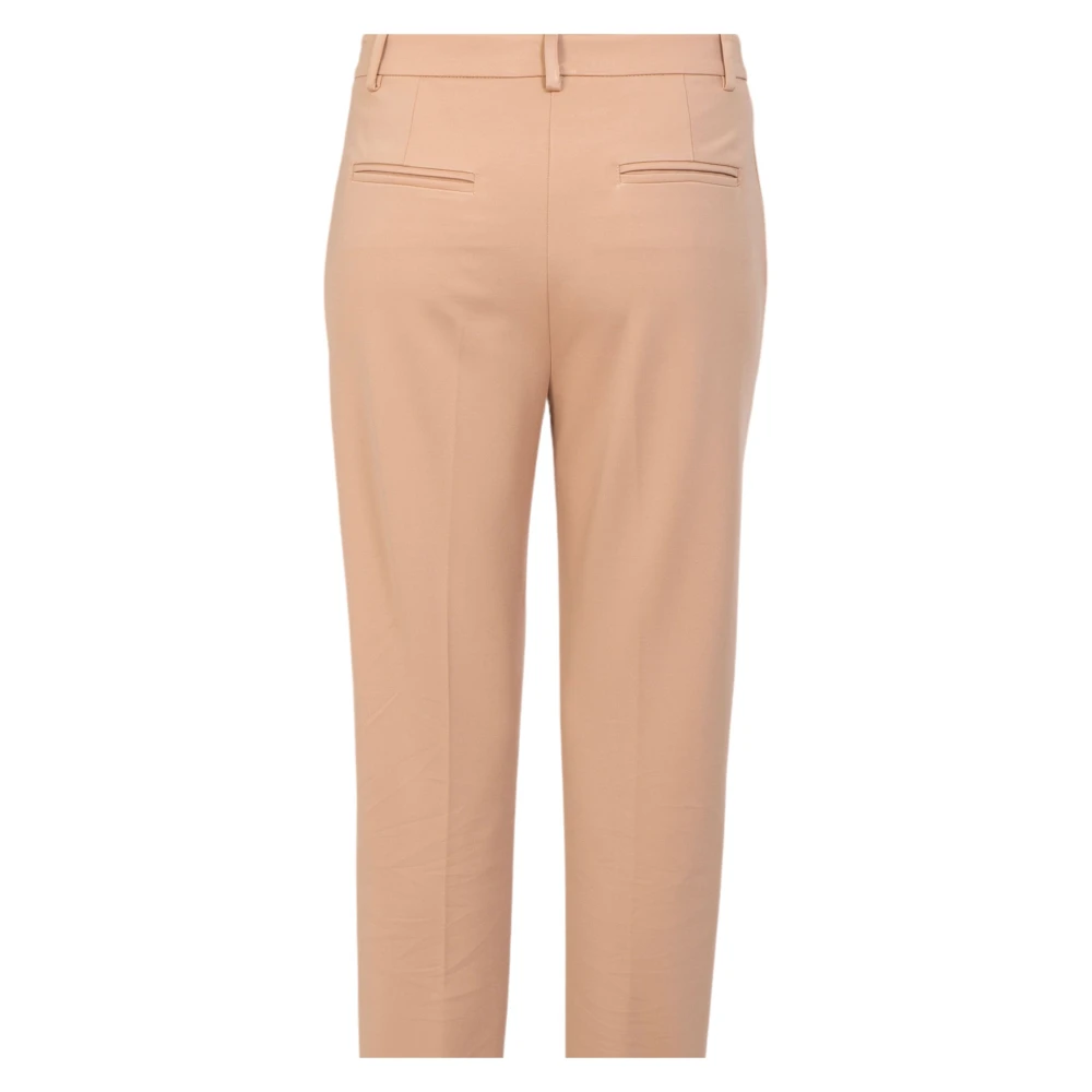 pinko Stijlvolle Cigarettebroek Beige Dames