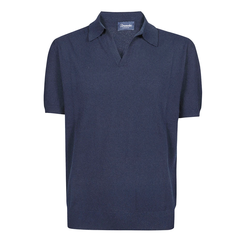 Drumohr Polo Shirts Blue Heren