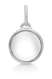 NOA hanger Clear Quartz Silver