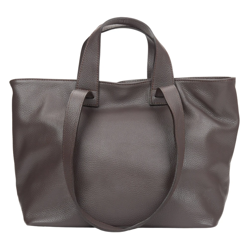 Estro Women's Brown Large Shopper Bag - Shopping Bags - One Size - Bags