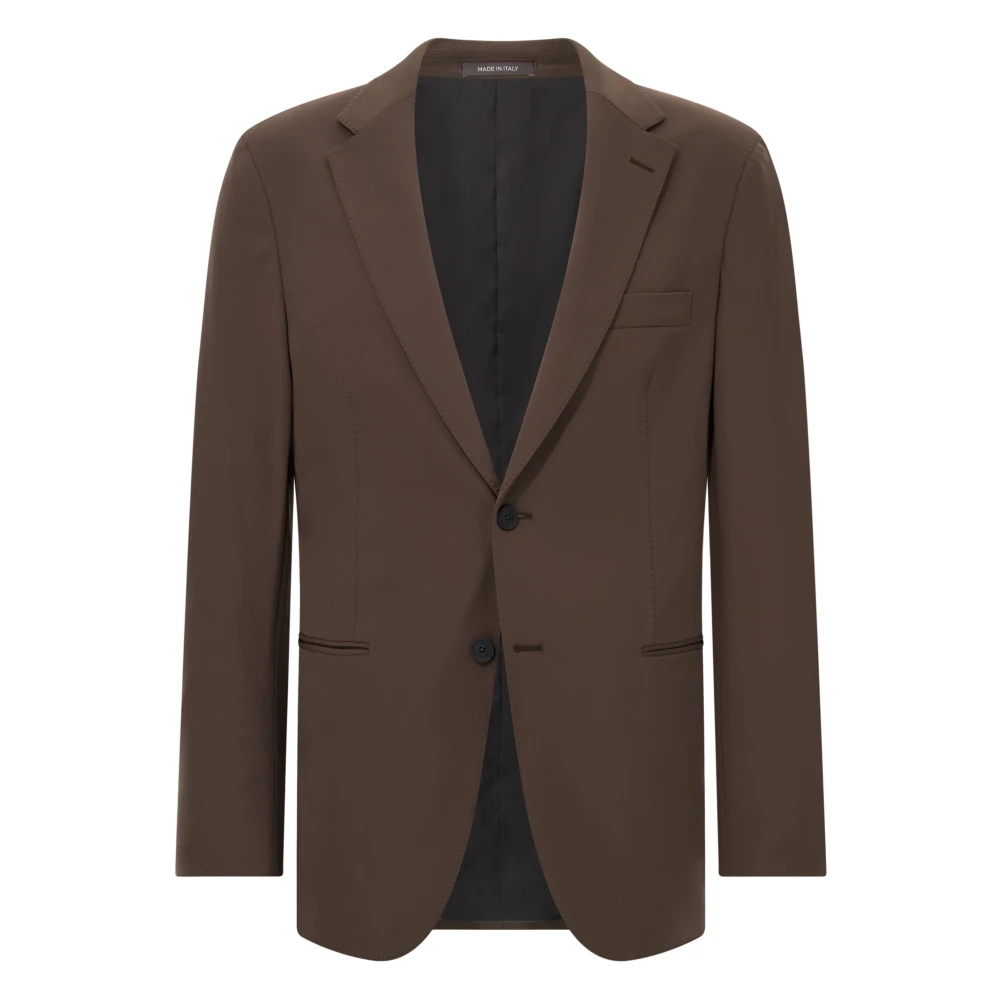 Boggi Milano Brun B Tech B-Tech Stretch Nylon Jacka
