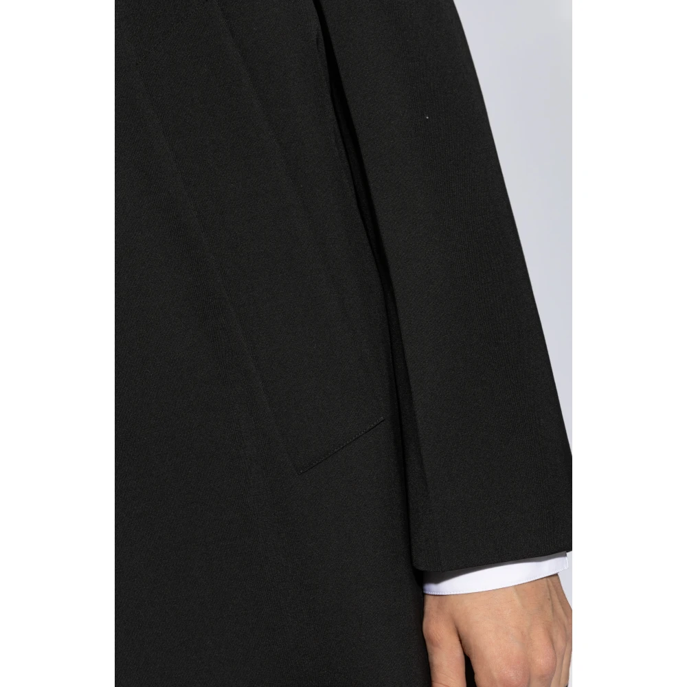 Jil Sander Wollen jas Black Heren