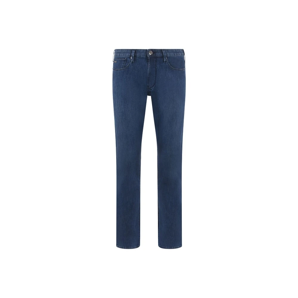 Emporio Armani 5 Zak Leggero Stretch Slim-Fit Jeans Blue Heren