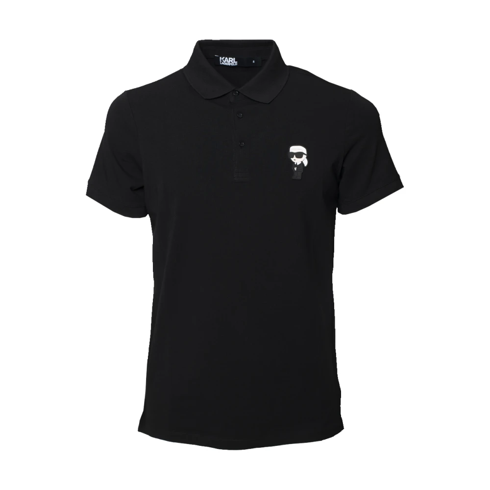 Karl Lagerfeld Tokidoki Polo T-shirt Black Heren