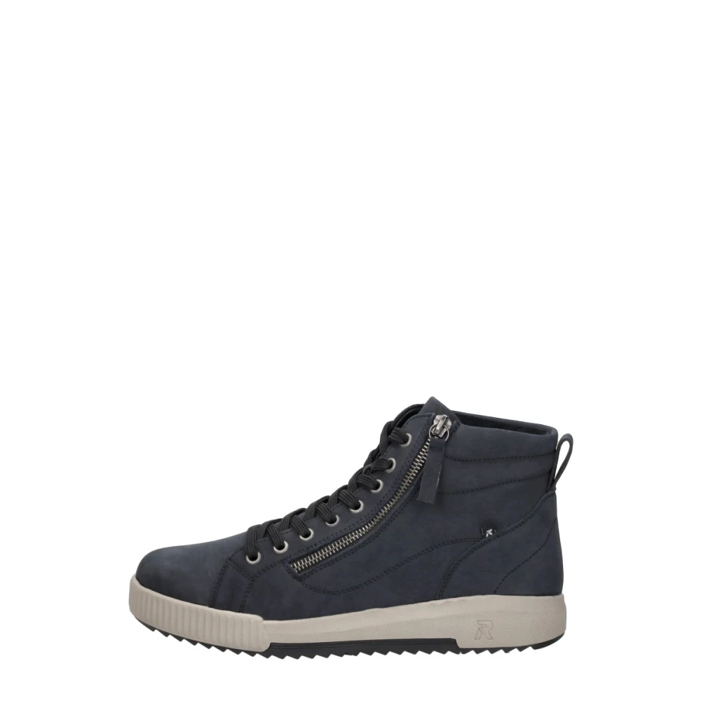Rieker Revolution Veterschoenen Hoog Dames Schoenen Blauw