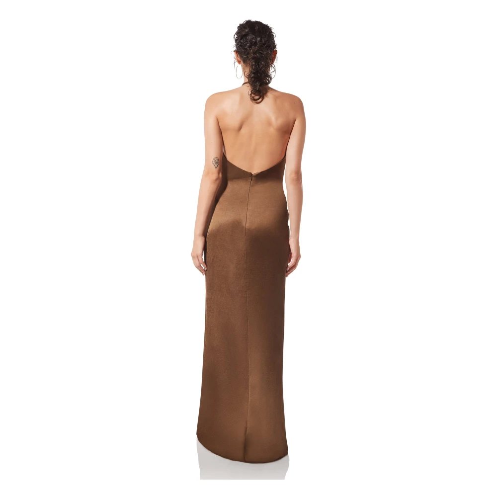 MVP wardrobe Catalina Lange Jurk Brown Dames