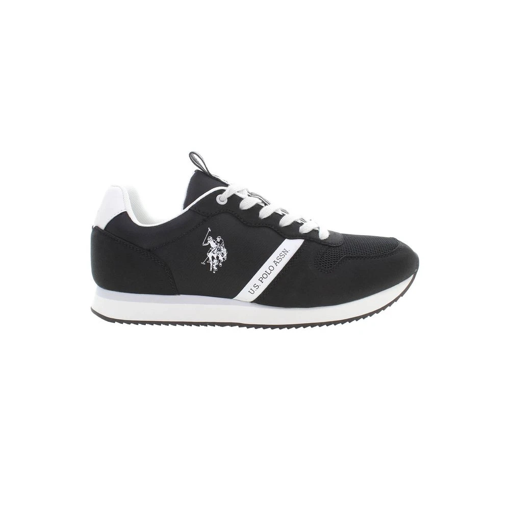 U.s. Polo Assn. Zwarte Heren Sneaker Casual Stijl Heren Schoenen