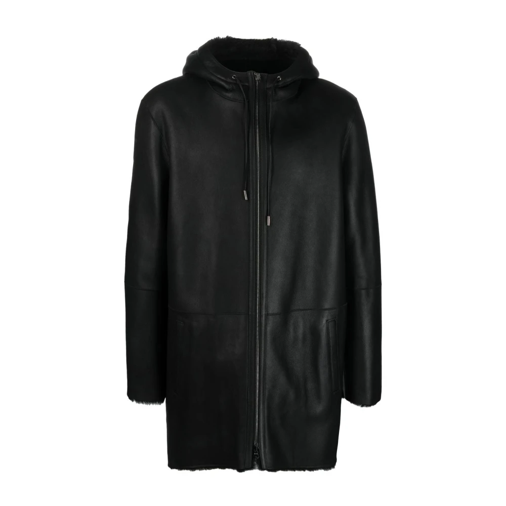 1972 Desa Faux Fur & Shearling Jackets Black Heren