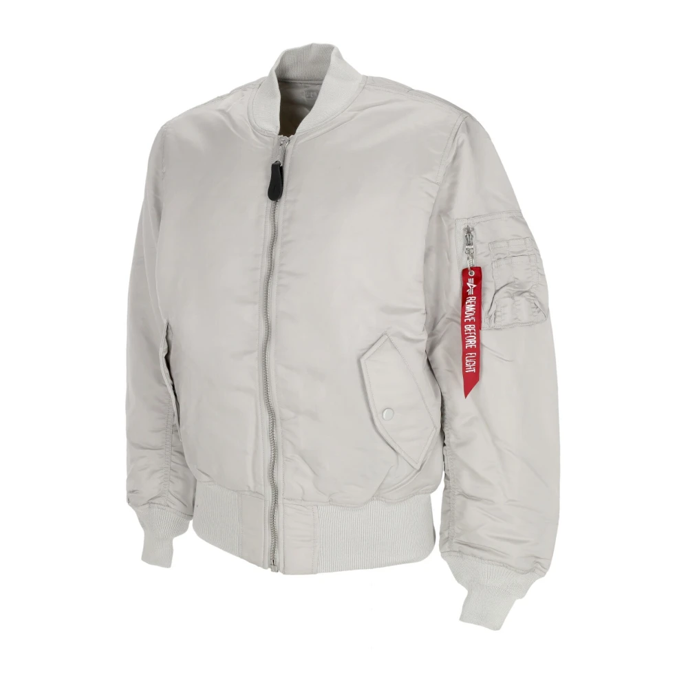 alpha industries Omkeerbare Bomberjack Pastel Grijs Gray Heren