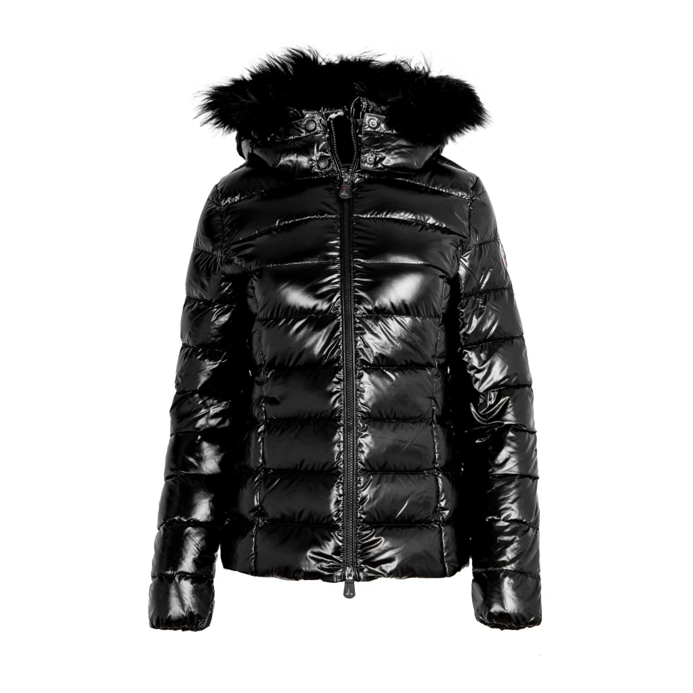 Jott Luxe Damesjas met Bontafwerking Black Dames