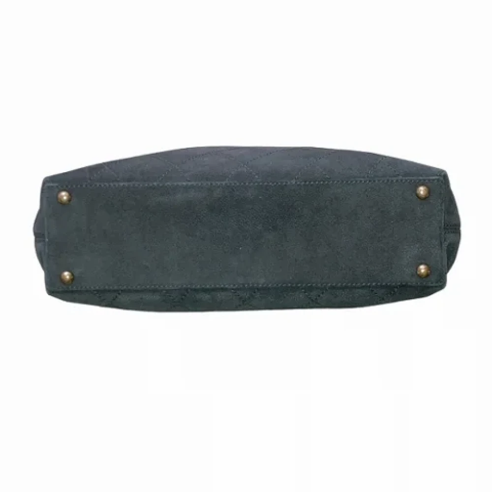 Chanel Vintage Pre-owned Suede chanel-bags Black Dames