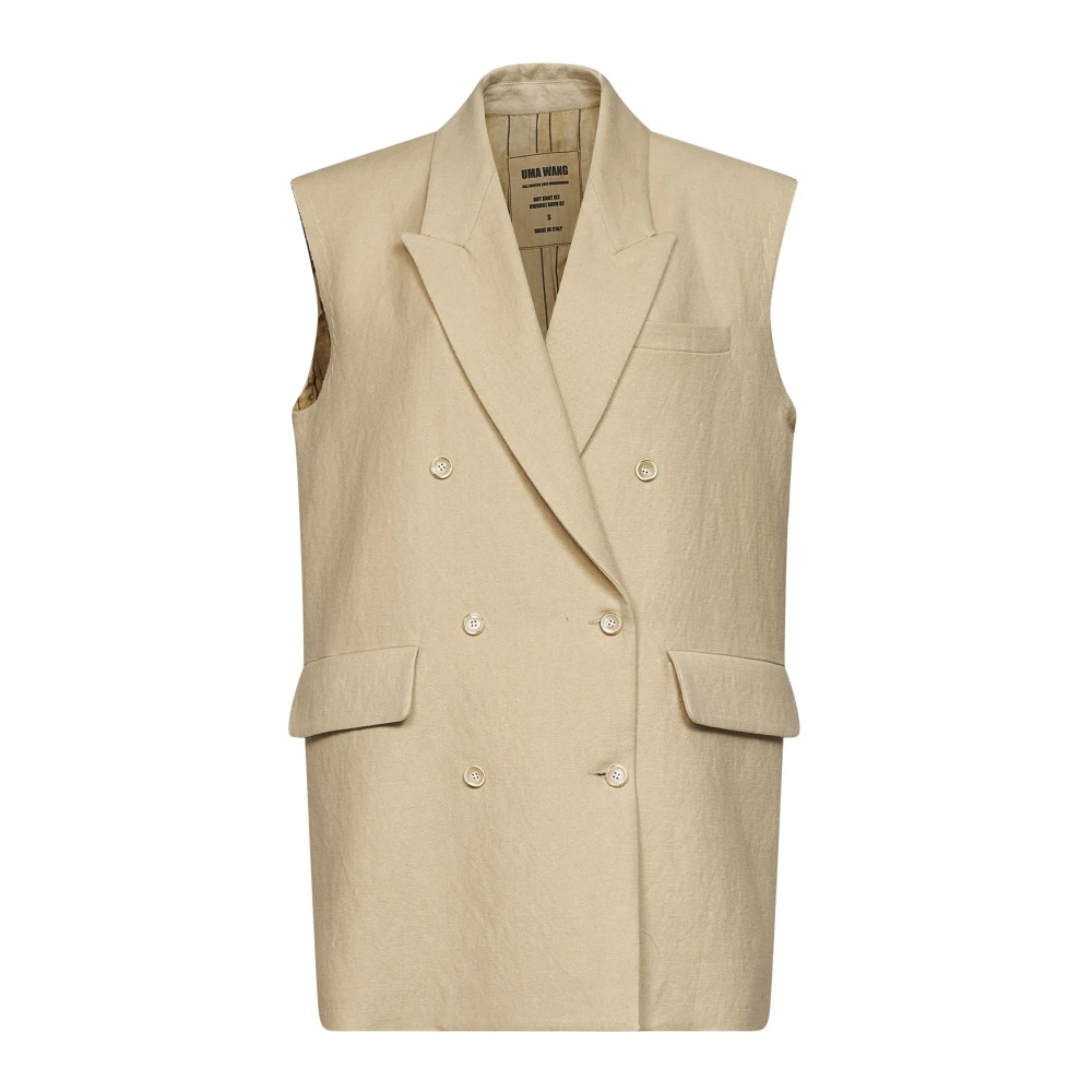Uma Wang Donna Beige Giacche, S, New,