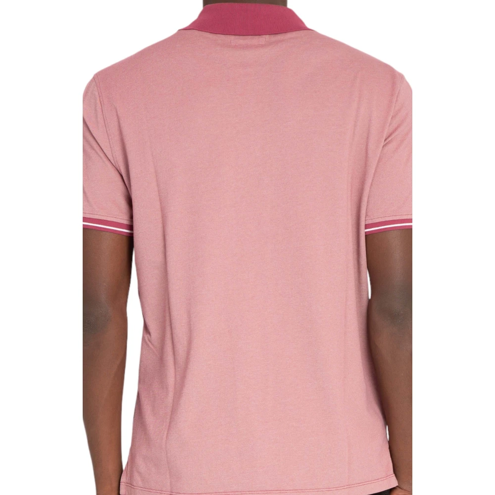 C.P. Company Piquet Polo Shirt in 577 Pink Heren