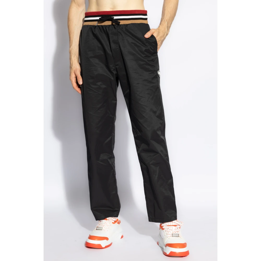 Moschino Straight-leg broek Black Heren