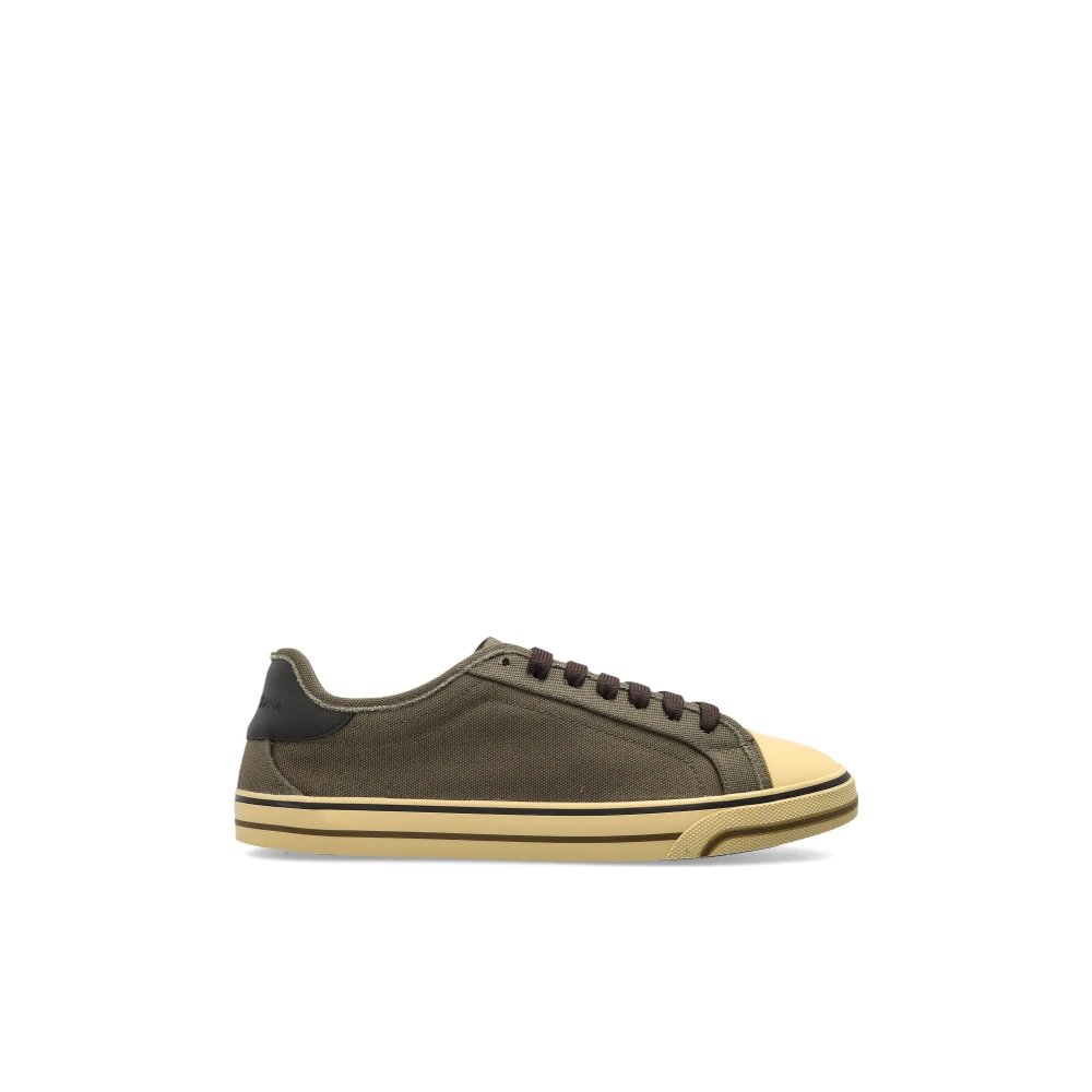 Dolce & Gabbana Men's Green Sneakers, 7 Uk, Logo Trainers