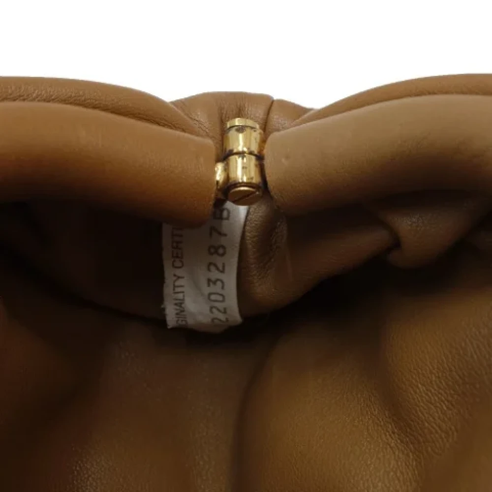 Bottega Veneta Vintage Pre-owned Fabric shoulder-bags Brown Dames