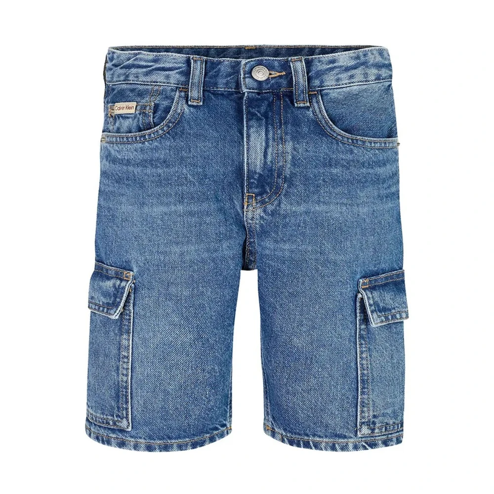Calvin Klein Jeans Boys Blue Shorts, 14 Y, Bermuda