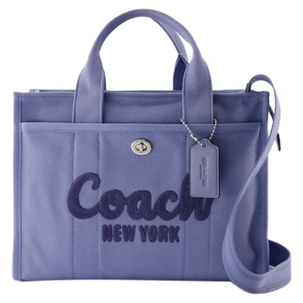Coach Cotton shoulder-bags Blue Dames