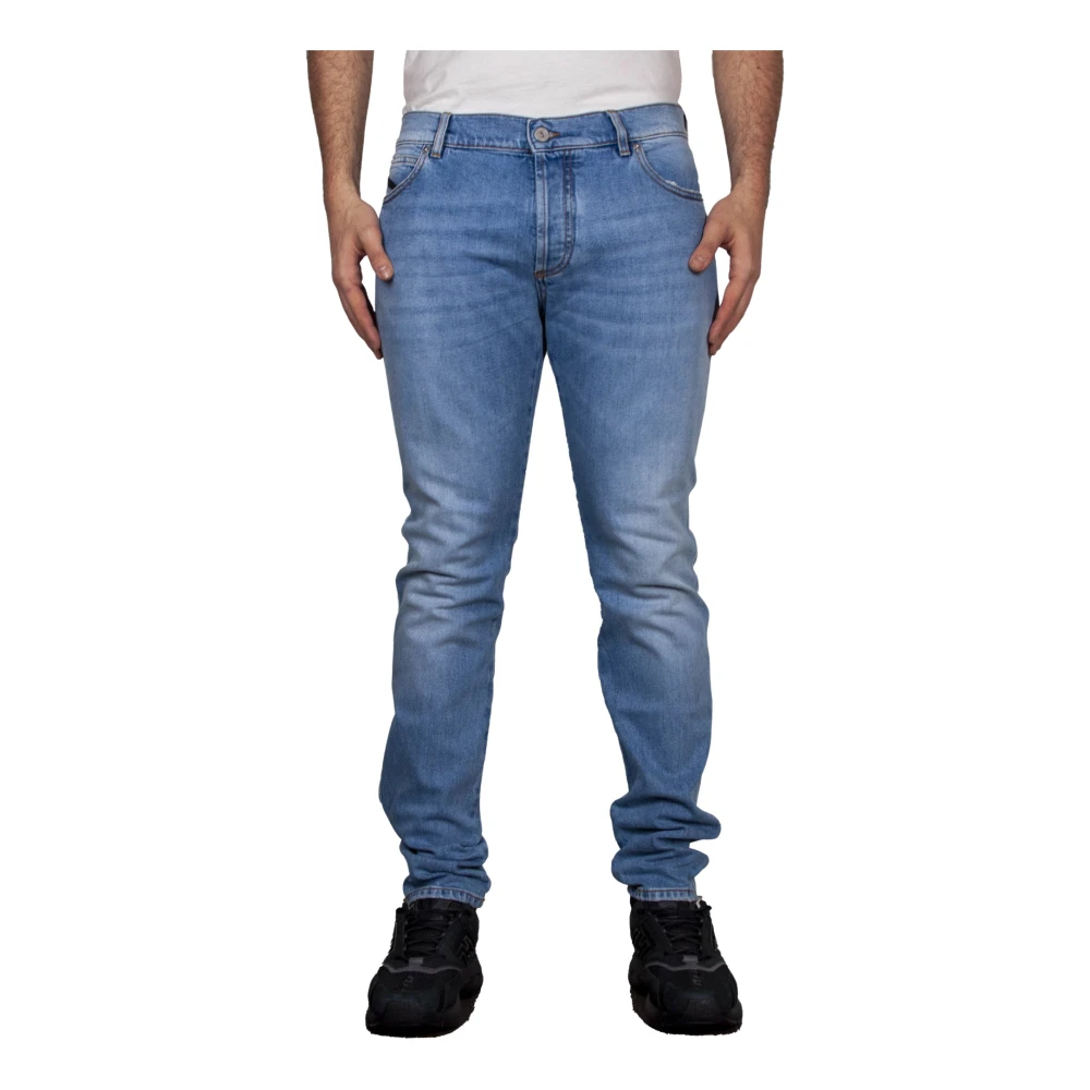 Balmain Moderne Slim-Fit Jeans Blue Heren