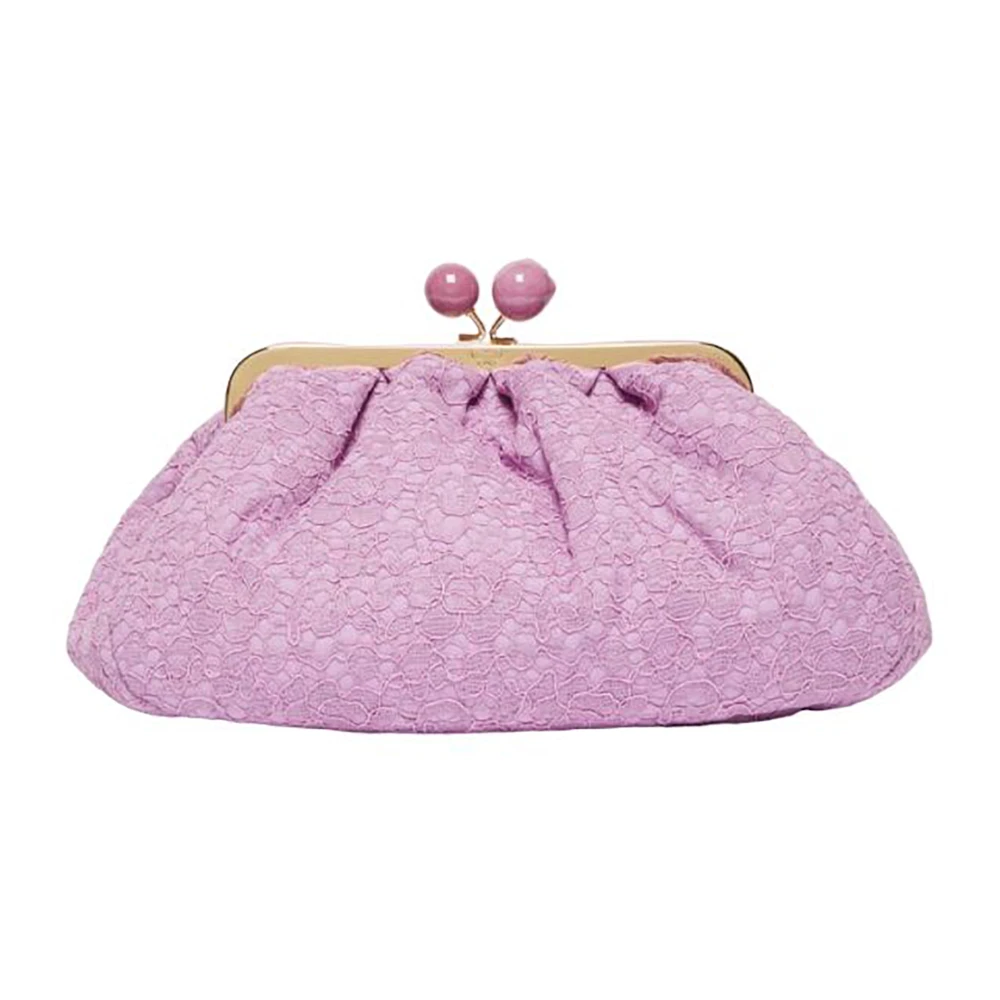 Max Mara Weekend Stijlvolle Clutch Tas voor Vrouwen Purple Dames