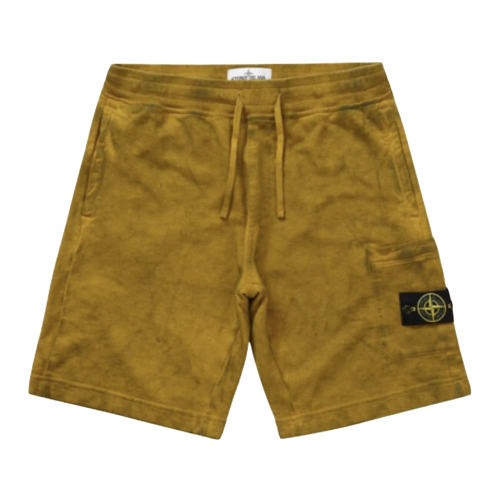 Stone Island Beperkte Oplage Olijf Sweatshort 2017 Capsule Green Heren