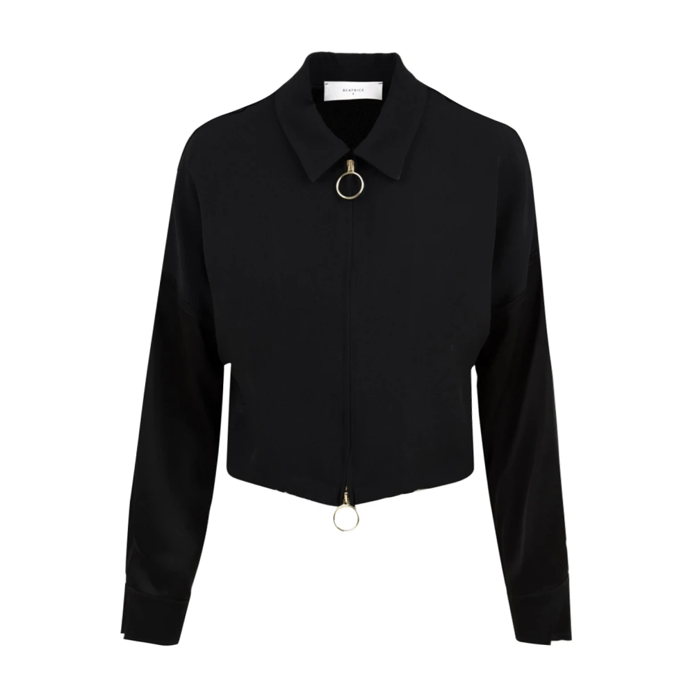Beatrice .b Zwarte Bomberjack Model 24Fe3936 Black Dames