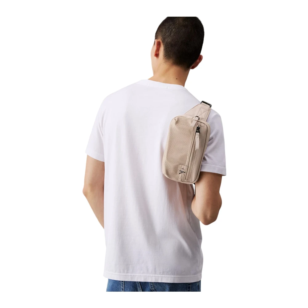 Calvin Klein Jeans Stijlvolle Heuptas voor Dagelijks Gebruik Beige Heren