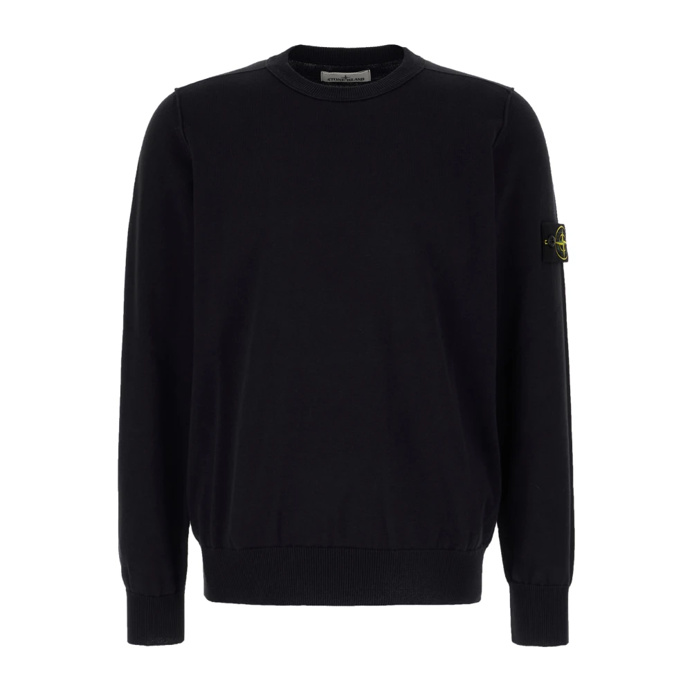 Stone Island Stijlvolle Gebreide Collectie voor Mannen Black Heren