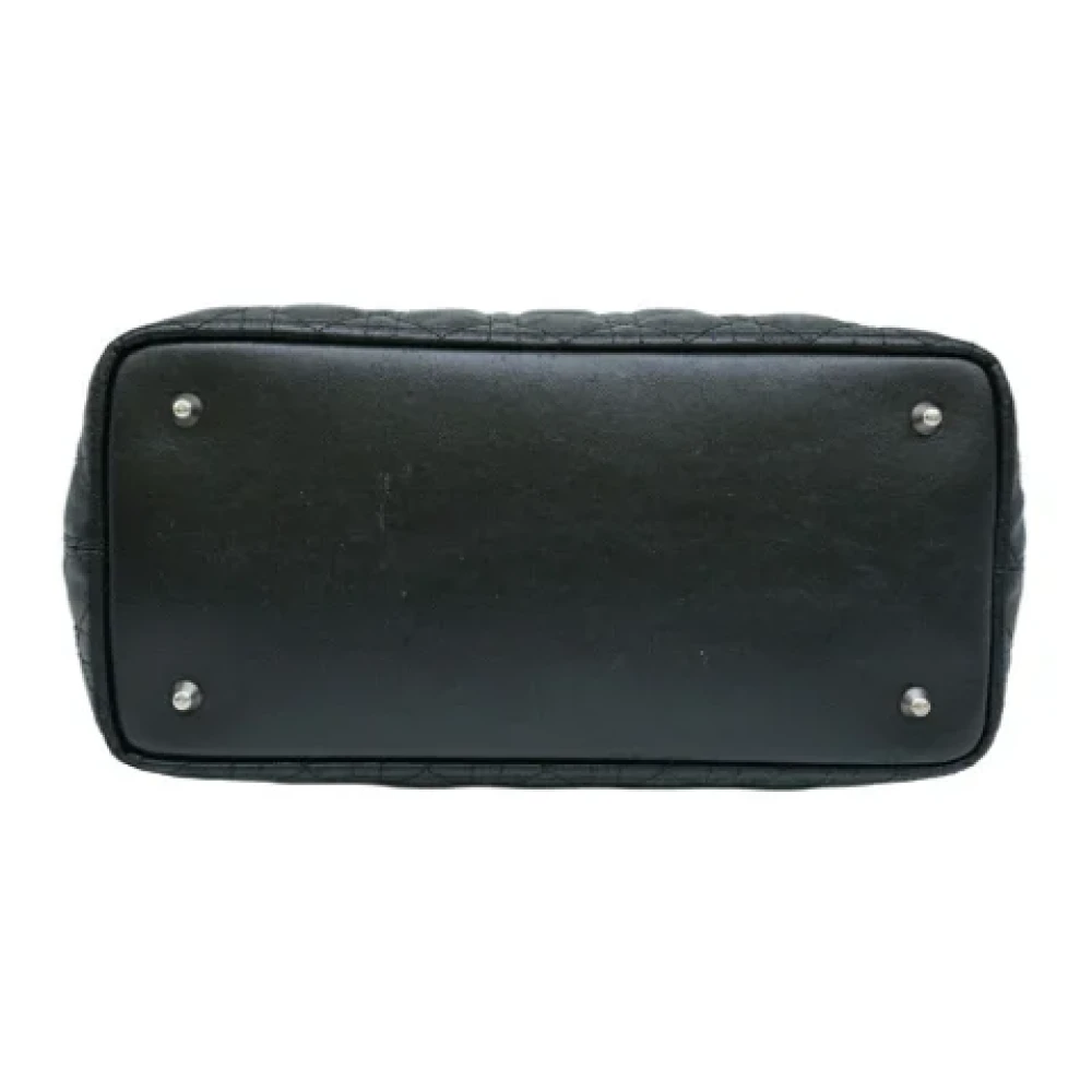 Dior Vintage Pre-owned Fabric handbags Black Dames