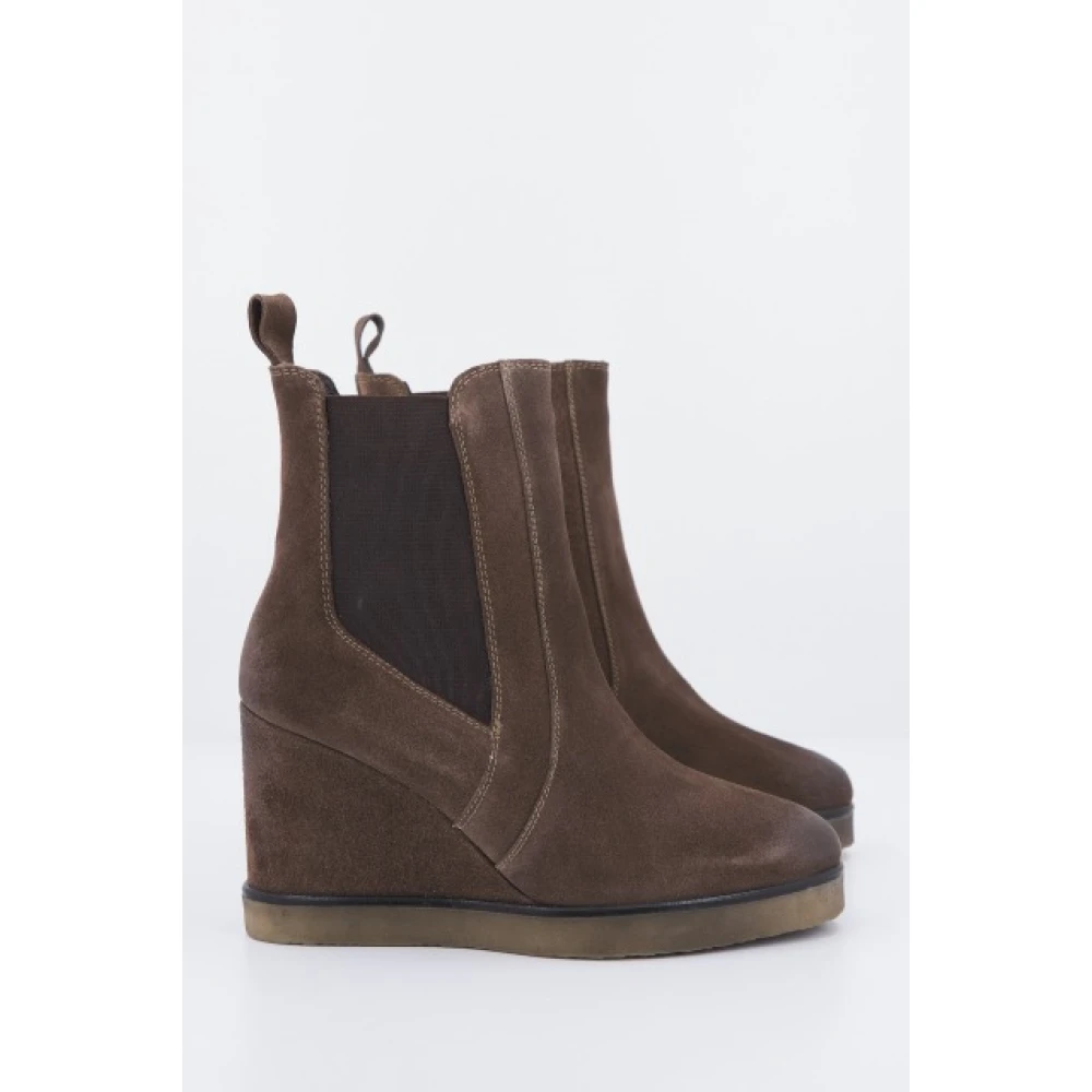 CafèNoir Chelsea Boots Brown Dames