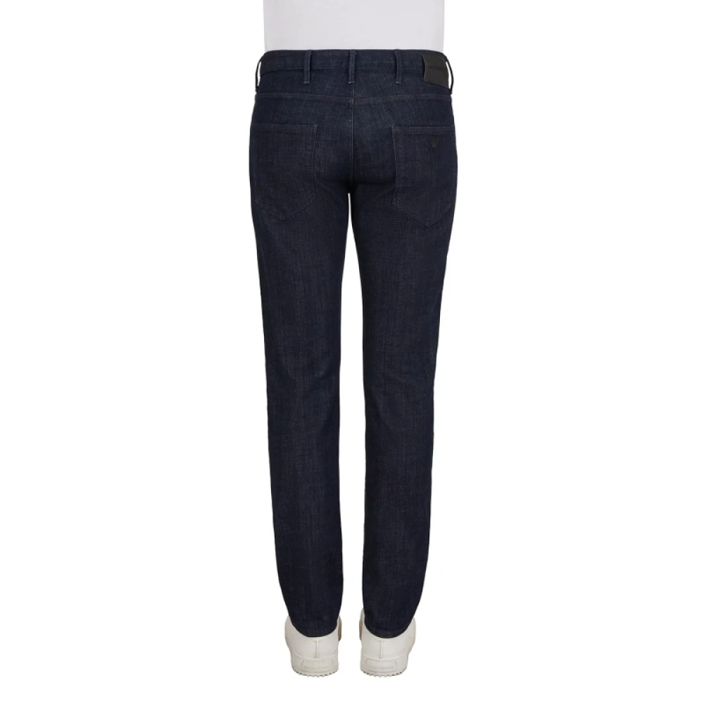 Emporio Armani Stretch Slim-fit Jeans Blue Heren