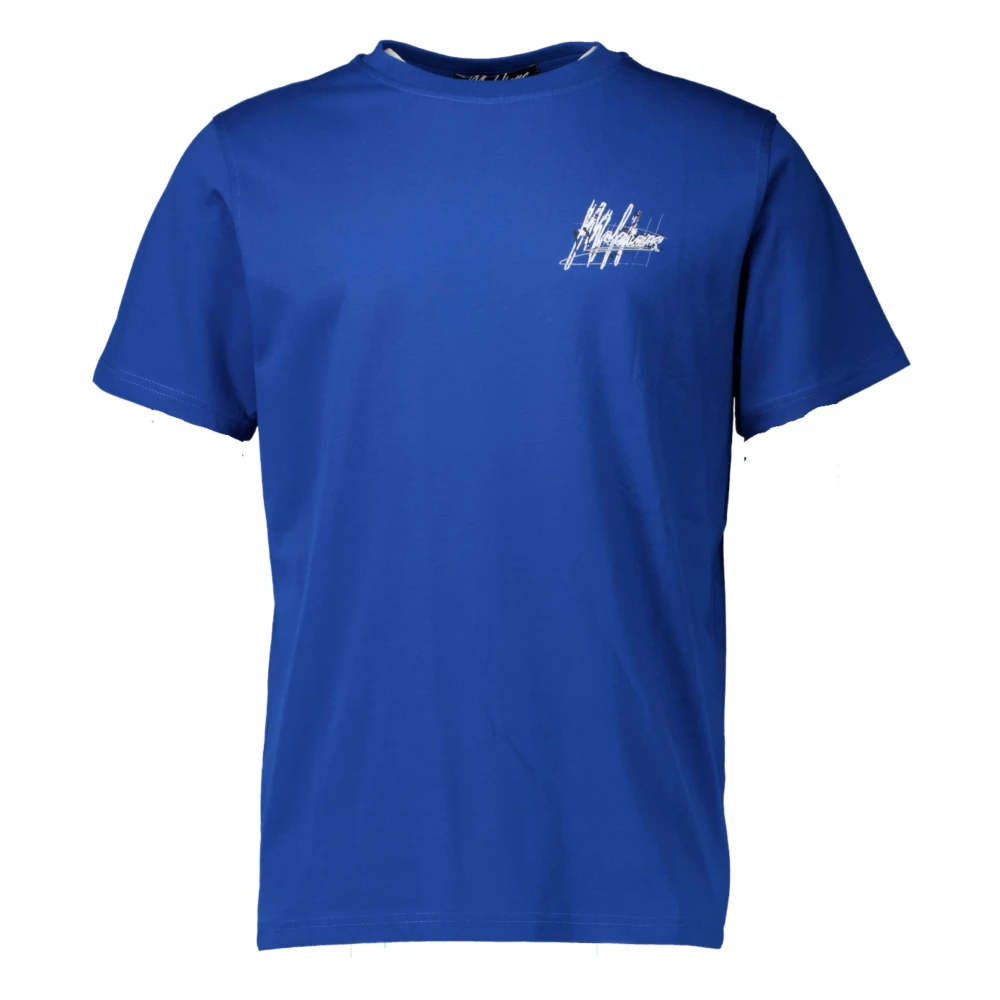 Malelions Stijlvol T-shirt in Kobaltblauw Herenlions Blue Heren
